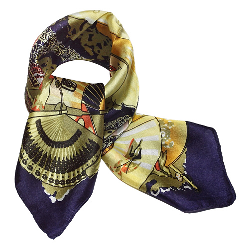 Nickituch Seide, Seidentuch, Tuch, Schal, Accessoires - zum Schließen ins Bild klicken